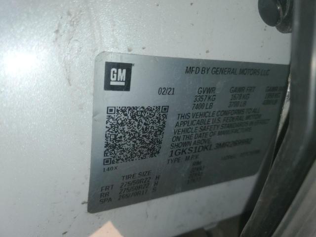 1GKS1DKL3MR269992 GMC YUKON DENALI