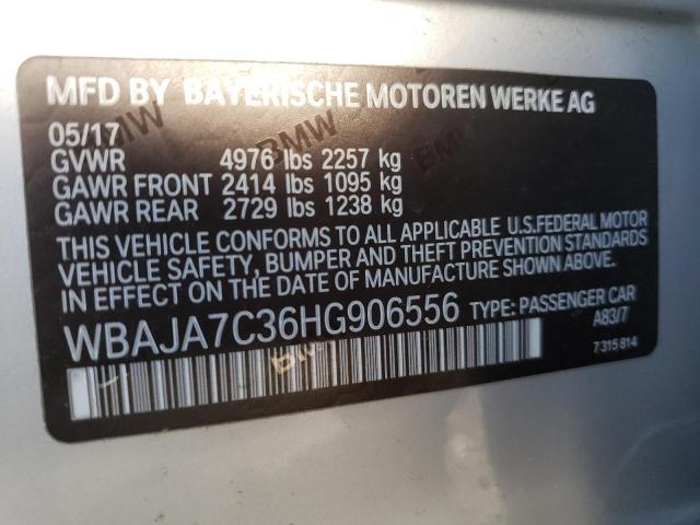 WBAJA7C36HG906556 BMW 530 XI