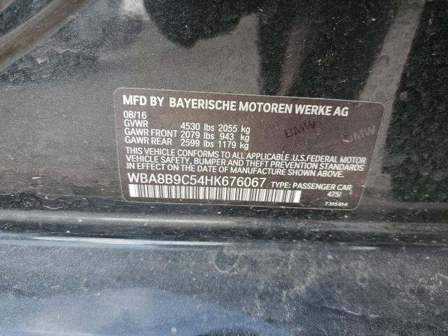 WBA8B9C54HK676067 BMW 330 I