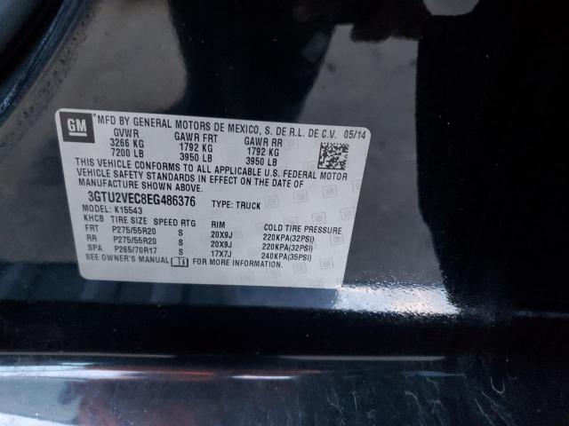 3GTU2VEC8EG486376 GMC Sierra K1500 Slt