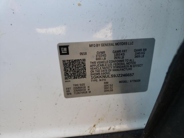 1GKKNULS9JZ246657 GMC Acadia Slt-1