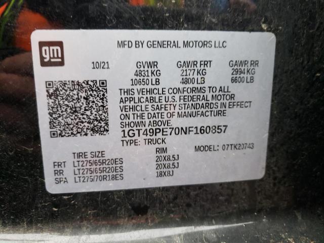 1GT49PE70NF160857 GMC Sierra K2500 At4