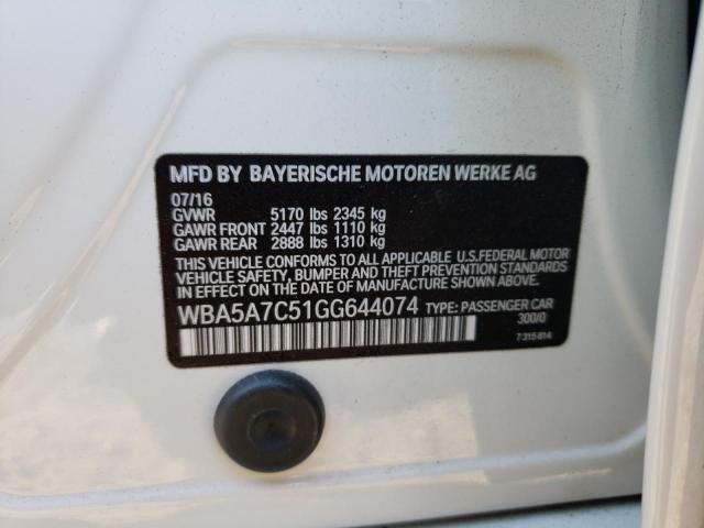 WBA5A7C51GG644074 BMW 528 XI