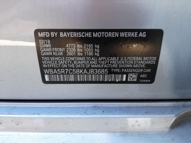 WBA5R7C58KAJ83685 BMW 330XI