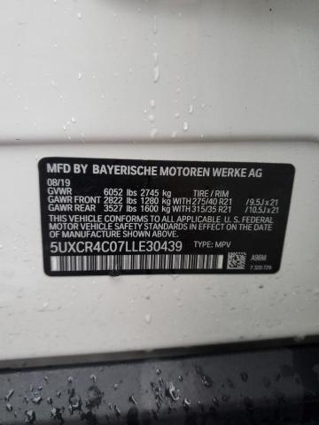 5UXCR4C07LLE30439 BMW X5 Sdrive 40i