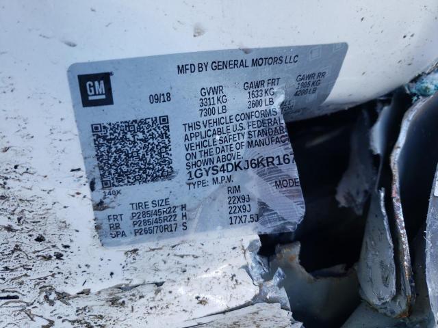1GYS4DKJ6KR167871 Cadillac Escalade Platinum