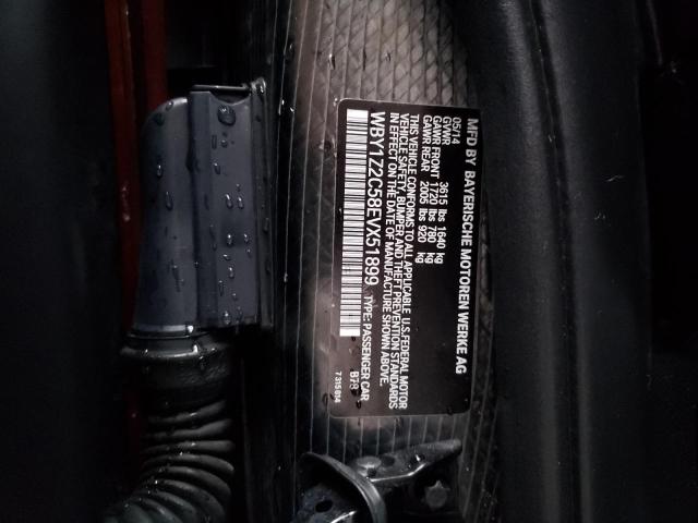 WBY1Z2C58EVX51899 BMW I3 Bev