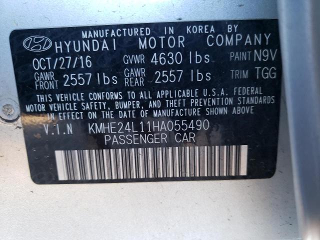 KMHE24L11HA055490 Hyundai SONATA HYBRID