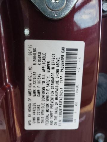 19UUB1F5XFA026274 Acura TLX TECH