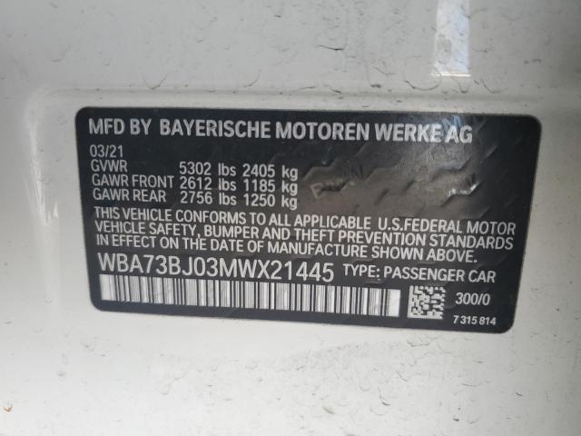 WBA73BJ03MWX21445 BMW 540 XI
