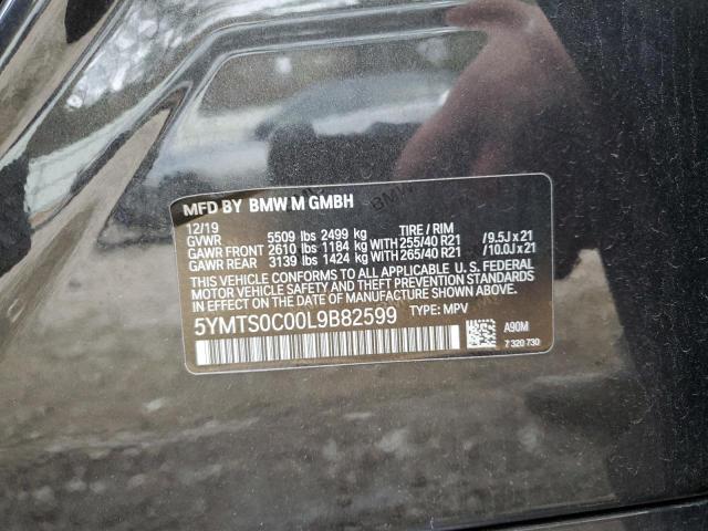 5YMTS0C00L9B82599 BMW X3 M Competition