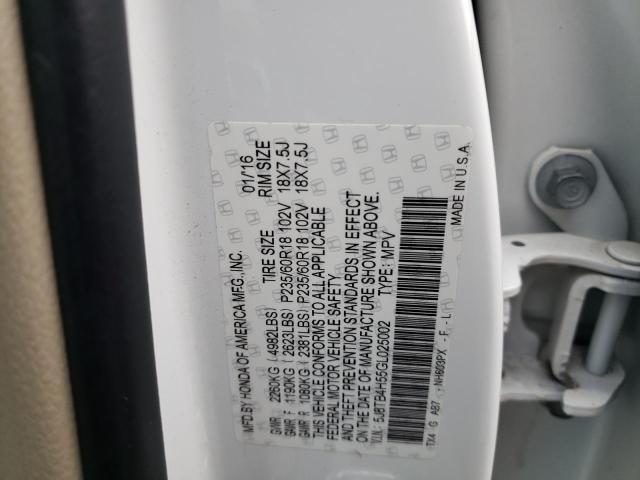 5J8TB4H55GL025002 Acura Rdx Technology
