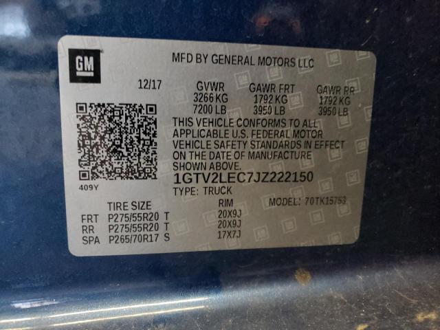 1GTV2LEC7JZ222150 GMC Sierra K1500