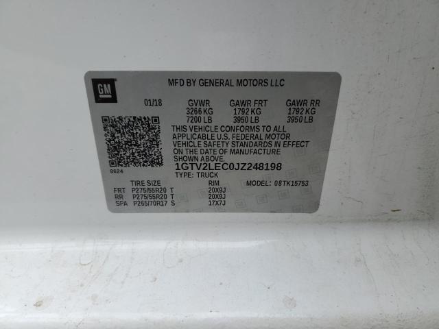 1GTV2LEC0JZ248198 GMC Sierra K1500