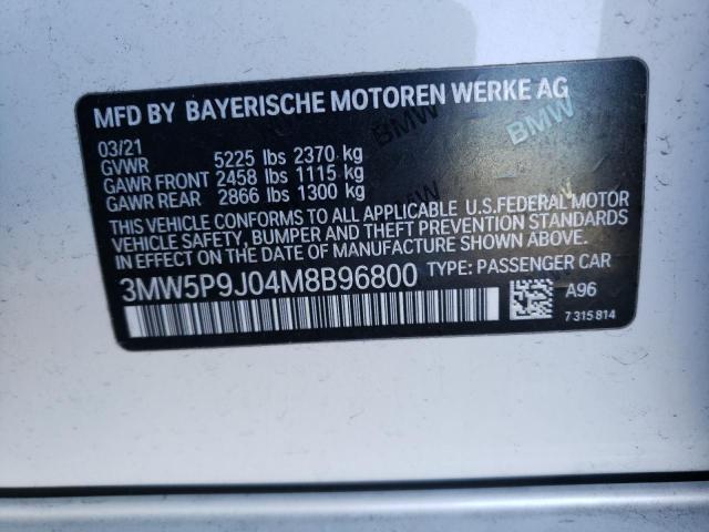 3MW5P9J04M8B96800 BMW 330xe