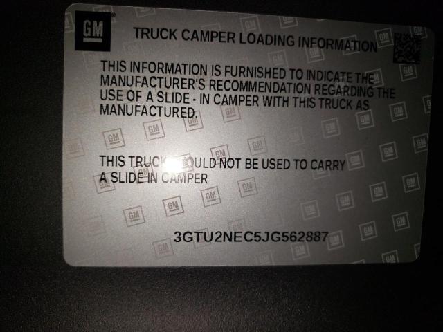 3GTU2NEC5JG562887 GMC Sierra K1500 Slt