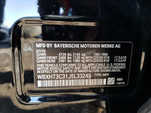 WBXHT3C31J5L33249 BMW X1 Xdrive28i
