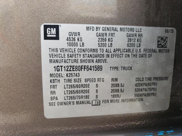 1GT12ZE80FF641589 GMC Sierra K2500 Slt