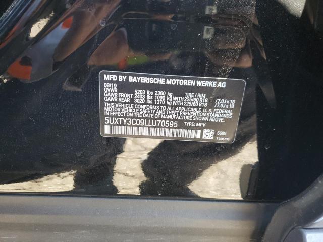 5UXTY3C09LLU70595 BMW X3 Sdrive30i