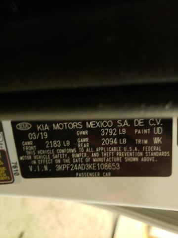 3KPF24AD3KE108653 KIA FORTE FE
