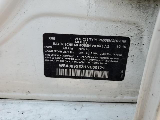 WBA8B9G52HNU50179 BMW 330 I