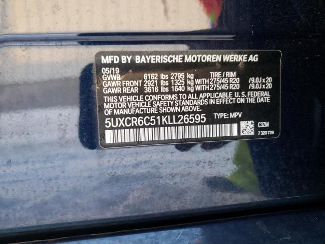 5UXCR6C51KLL26595 BMW X5 Xdrive40i