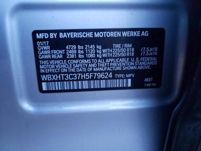 WBXHT3C37H5F79624 BMW X1 Xdrive28i