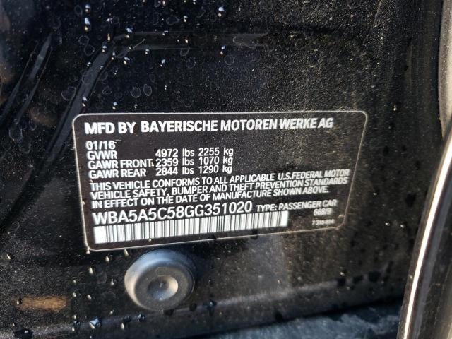 WBA5A5C58GG351020 BMW 528 I