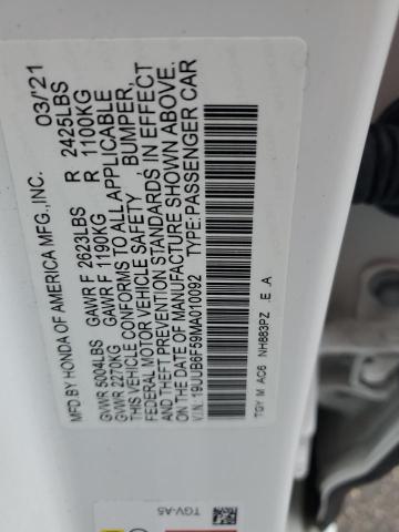 19UUB6F59MA010092 Acura Tlx Tech A