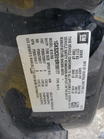 1GKS2CE01ER196177 GMC YUKON SLT