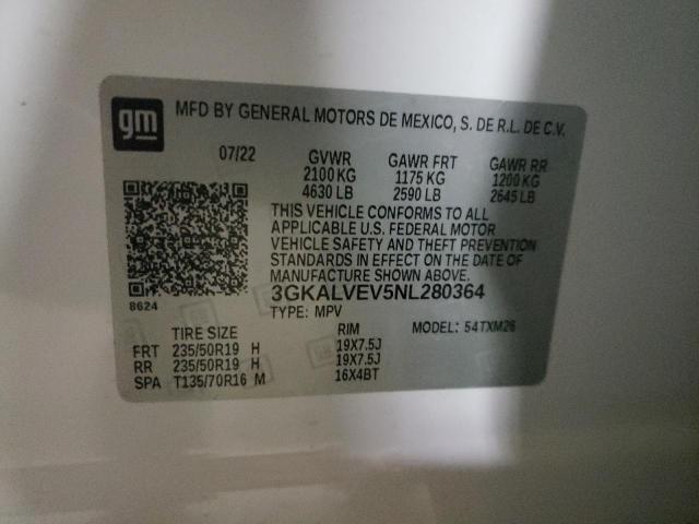 3GKALVEV5NL280364 GMC Terrain Slt