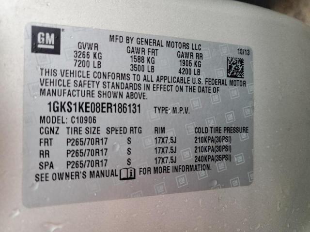 1GKS1KE08ER186131 GMC Yukon Xl C1500 Slt