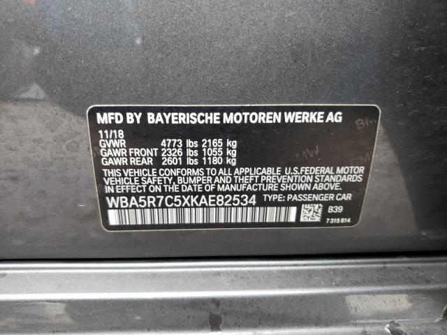 WBA5R7C5XKAE82534 BMW 330XI