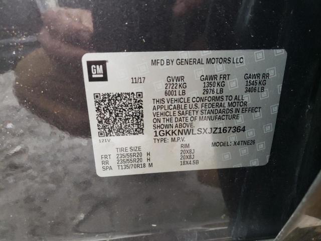 1GKKNWLSXJZ167364 GMC Acadia Slt-2