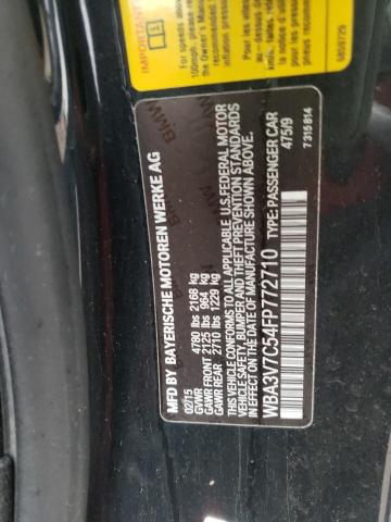 WBA3V7C54FP772710 BMW 428 I Sulev