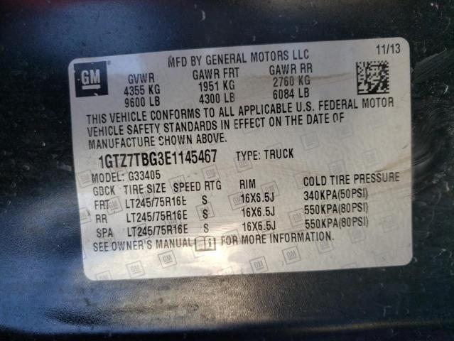 1GTZ7TBG3E1145467 GMC Savana G3500