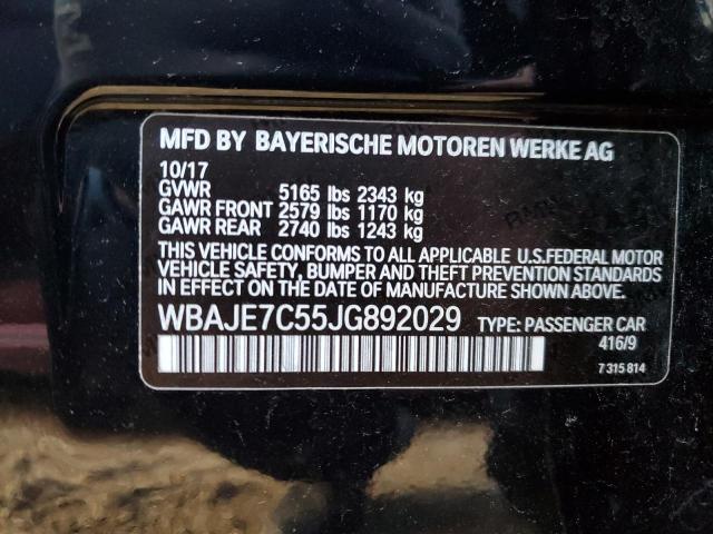 WBAJE7C55JG892029 BMW 540 XI
