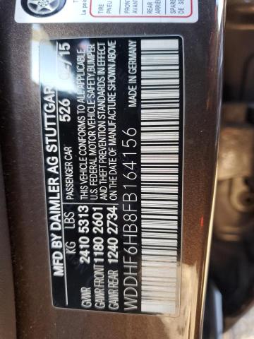WDDHF6HB8FB164156 Mercedes-Benz E 400 4matic