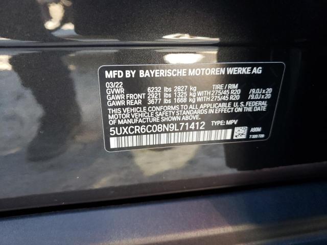 5UXCR6C08N9L71412 BMW X5 Xdrive40i