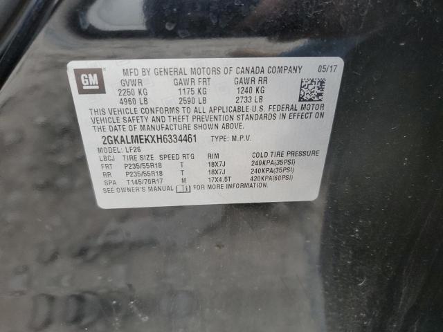 2GKALMEKXH6334461 GMC Terrain Sle