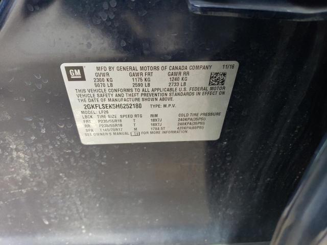2GKFLSEK5H6252180 GMC Terrain Sle