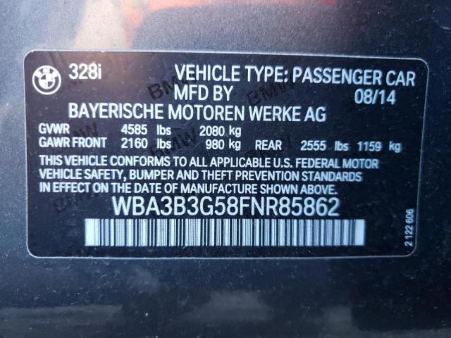 WBA3B3G58FNR85862 BMW 328 XI