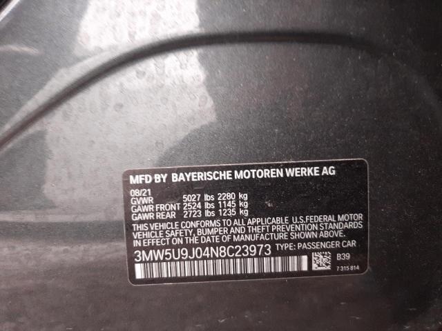 3MW5U9J04N8C23973 BMW M340XI