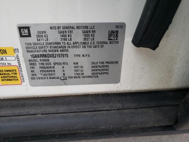 1GKKRRKDXEJ197915 GMC Acadia Slt-1