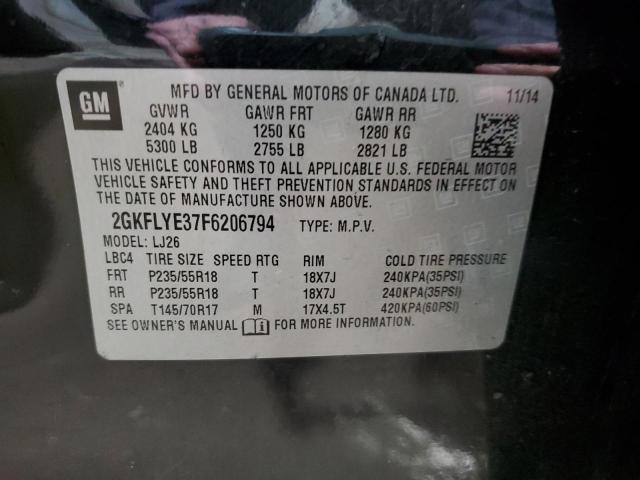 2GKFLYE37F6206794 GMC Terrain Slt