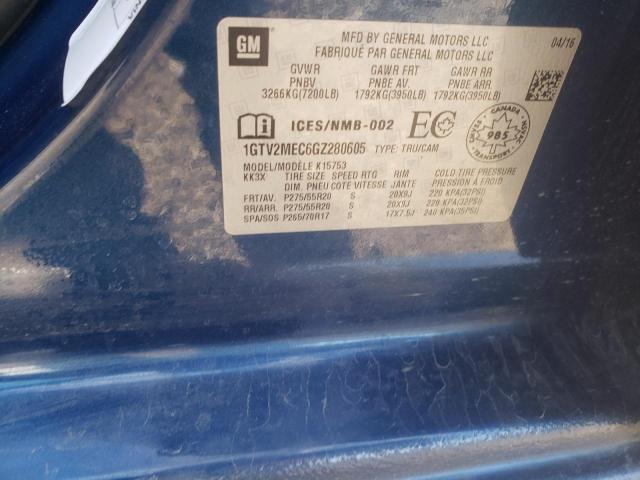 1GTV2MEC6GZ280605 GMC Sierra K1500 Sle