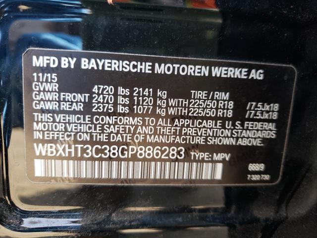 WBXHT3C38GP886283 BMW X1 Xdrive28i