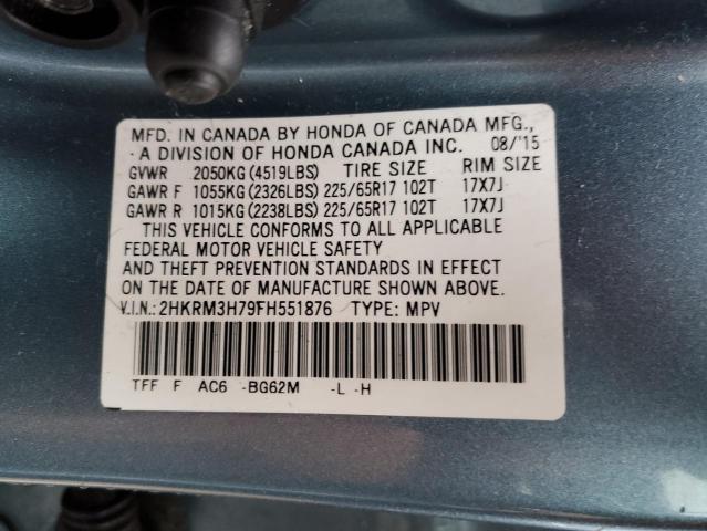 2HKRM3H79FH551876 Honda CR-V EXL