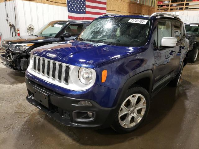 Auction sale of the 2016 Jeep Renegade Limited, vin: ZACCJBDT1GPD01617, lot number: 71730762