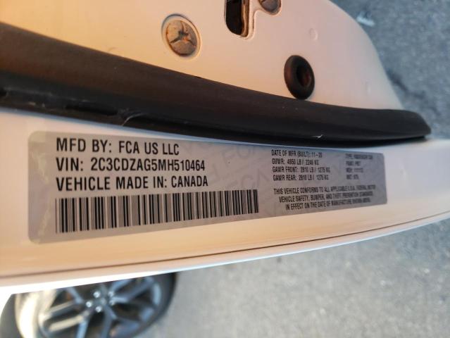 2C3CDZAG5MH510464 Dodge Challenger Sxt